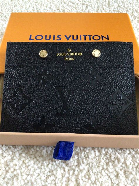 black card holder louis vuitton|louis vuitton empreinte card holder.